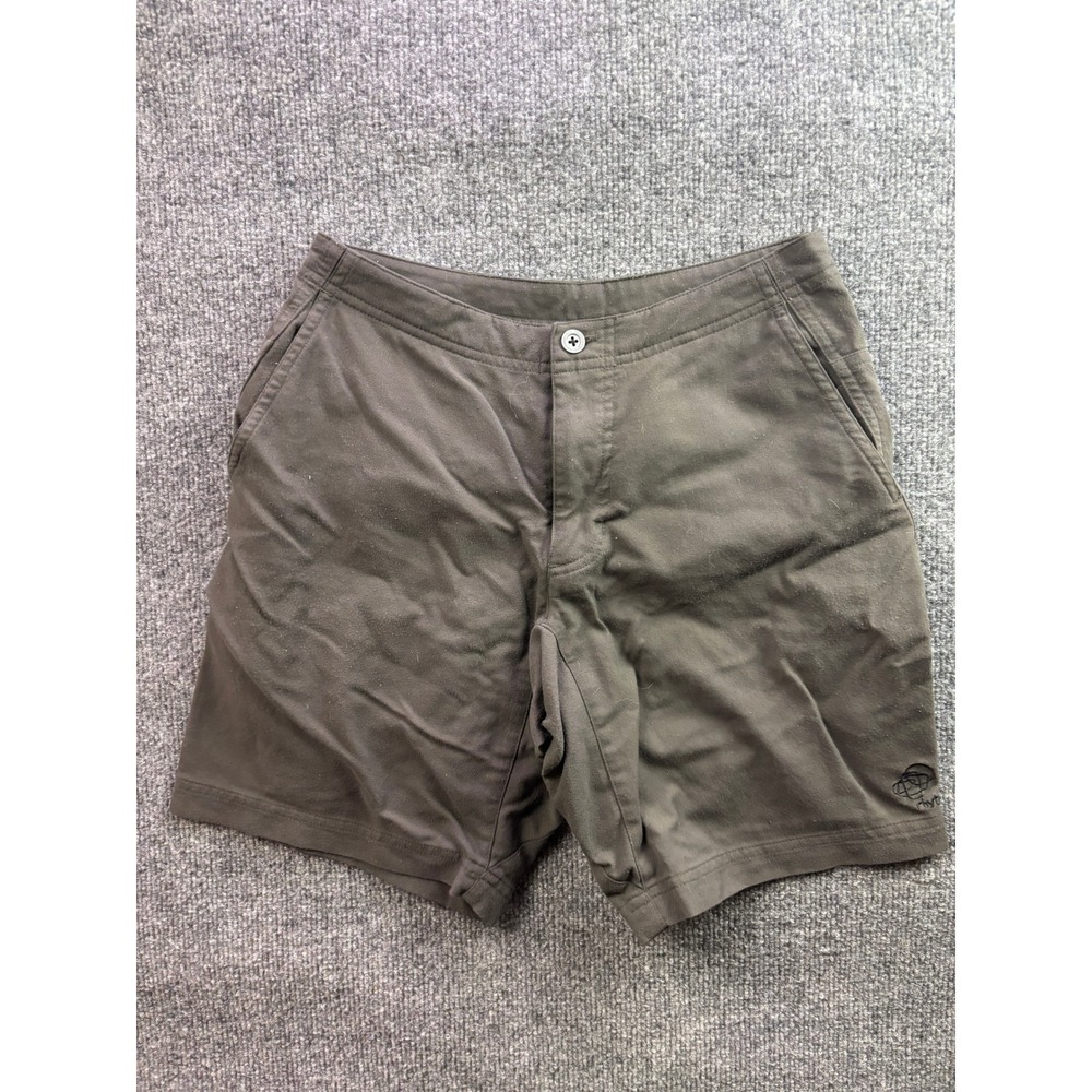 Patagonia Rhythm Shorts Womens 4 Dark Olive Green Nylon Outdoor Utility Hiking